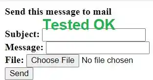 PHP code for sending email with attachments